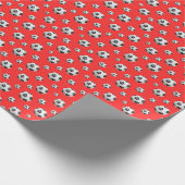 Fußball-Verpackungspapier Geschenkpapier (Ecke)