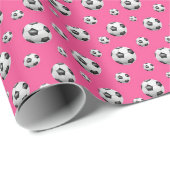 Fußball-Verpackungspapier Geschenkpapier (Rolleneckpunkt)