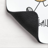 Fußball Verrückter Mousepad (Ecke)
