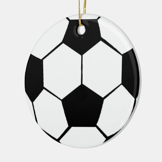 Fußball-Verzierungen Keramik Ornament (Links)