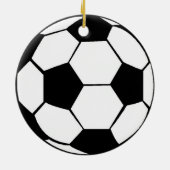 Fußball-Verzierungen Keramik Ornament (Hinten)