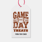 Fußball Viel Glück Game Day Leckerei Geschenkanhänger (Rückseite)