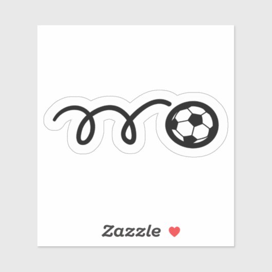 Fußball-Vinyl-Aufkleber Aufkleber (Blatt)