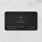 Fußball Visitenkarte (Rückseite)