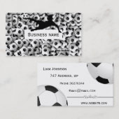 Fußball Visitenkarte (Vorne/Hinten)