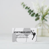 Fußball Visitenkarte (Stehend Vorderseite)