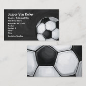 Fußball-Visitenkarte Visitenkarte (Vorne/Hinten)
