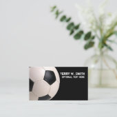 Fußball-Visitenkarte Visitenkarte (Stehend Vorderseite)