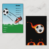 Fußball-Visitenkarte Visitenkarte (Vorne/Hinten)