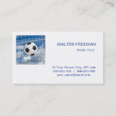 Fußball-Visitenkarte Visitenkarte (Vorderseite)