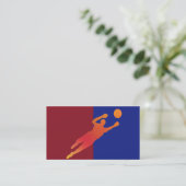 Fußball-Visitenkarte Visitenkarte (Stehend Vorderseite)