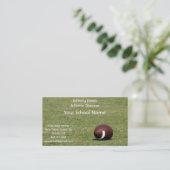 Fußball-Visitenkarten Visitenkarte (Stehend Vorderseite)