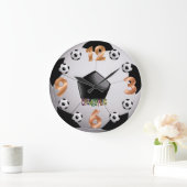 Fußball-Wall-Uhr Große Wanduhr (Zuhause)
