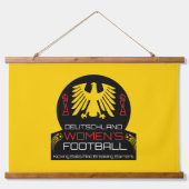 Fußball Wandteppich Mit Holzrahmen (Vorne)