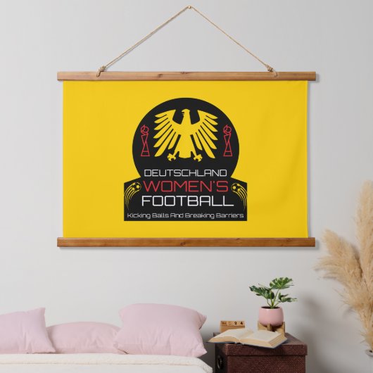 Fußball Wandteppich Mit Holzrahmen (Schlafzimmer)