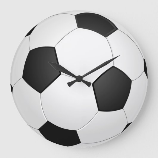 Fußball-Wanduhr Große Wanduhr (Vorderseite)