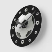 Fußball-Wanduhr Runde Wanduhr (Winkel)