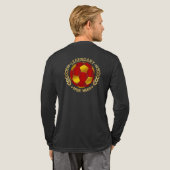 Fußball-Wappen-Design Tri-Blend Shirt (Voller Rücken)
