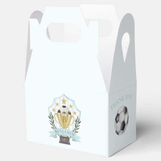 Fußball-Wappen Geschenkschachtel (Geöffnet)