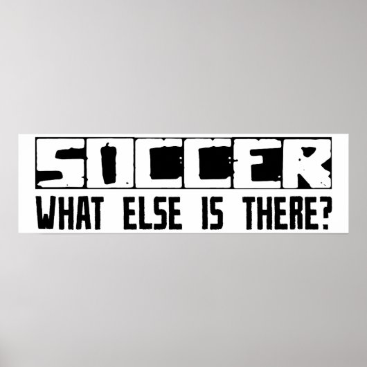 Fußball Was gibt es sonst noch? Poster (Vorne)