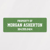 Fußball wasserdicht etiketten (Design 1)