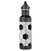 Fußball-Wasserflasche Edelstahlflasche (Links)