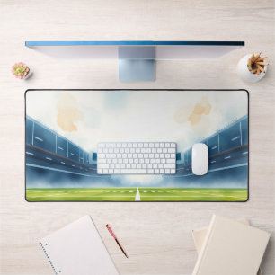 Fußball-Watercolor Disk Mat - Delikate Kunst Schreibtischunterlage