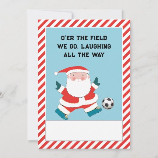 Fußball Weihnachten (Vorderseite)