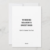 Fußball Weihnachten (Rückseite)