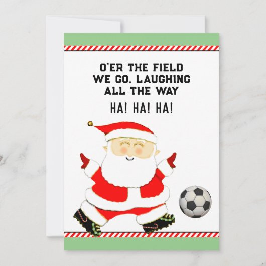 Fußball Weihnachten (Vorderseite)