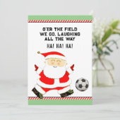 Fußball Weihnachten (Stehend Vorderseite)