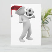 Fußball Weihnachten (Stehend Vorderseite)