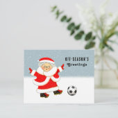Fußball Weihnachten (Stehend Vorderseite)