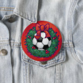Fußball Weihnachten Button (Beispiel)
