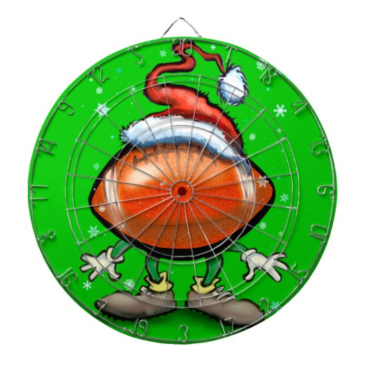 Fußball Weihnachten Dartscheibe (vorne)
