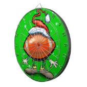 Fußball Weihnachten Dartscheibe (Vorderseite rechts)