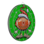 Fußball Weihnachten Dartscheibe (Vorderseite Links)