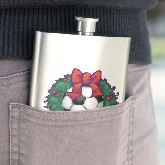 Fußball Weihnachten Flachmann (Beispiel)