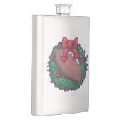 Fußball Weihnachten Flachmann (Rechts)