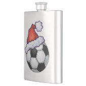 Fußball Weihnachten Flachmann (Links)