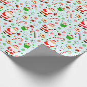 Fußball Weihnachten Geschenkpapier (Ecke)