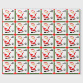 Fußball Weihnachten Geschenkpapier (Flach)