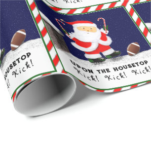 Fußball Weihnachten Geschenkpapier