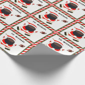 Fußball Weihnachten Geschenkpapier (Ecke)