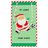 Fußball Weihnachten Kleine Geschenktasche Geschenktüte (Vorderseite)
