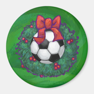 Fußball Weihnachten Magnet