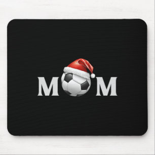 Fußball Weihnachten Mama Fan Eltern Trainer Spiele Mousepad