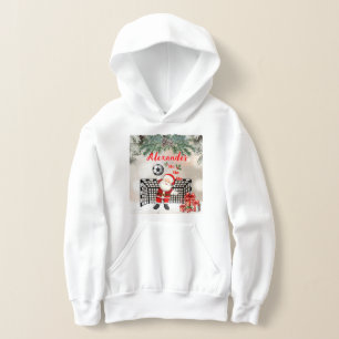 Fußball-Weihnachten personalisiert Hoodie
