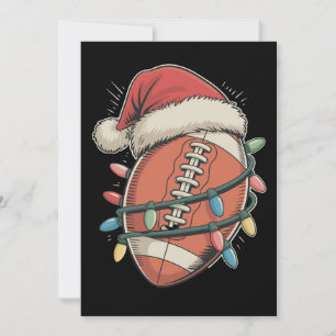 Fußball Weihnachten Santa Hut Feiertags Sport