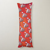 Fußball Weihnachten Seitenschläferkissen (Rückseite (Vertikal))